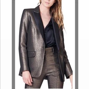 NWT Veronica Beard Bronze Ashburn Metallic Blazer